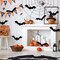 12 Pieces Halloween Hanging Bats 3D Realistic Scary Large Fake Black Hanging Flying Bat Spooky for Yard Sign Outdoor Indoor Lawn Decorations(3 Style)